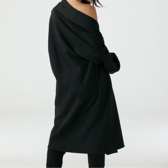 LIKE🆕JOAH BROWN O/S BLACK ETOILE SMOOTH CASHMERE SOFT OVERSIZED CARDIGAN JACKET - Picture 16 of 16